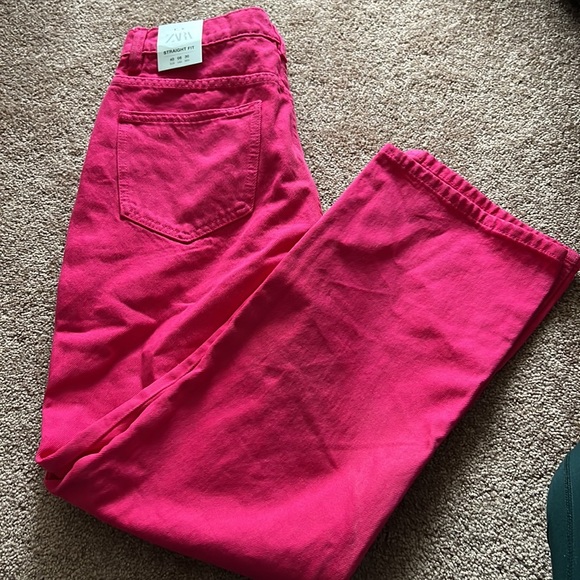 NWTS hot pink jeans. Size 8. - Picture 4 of 4